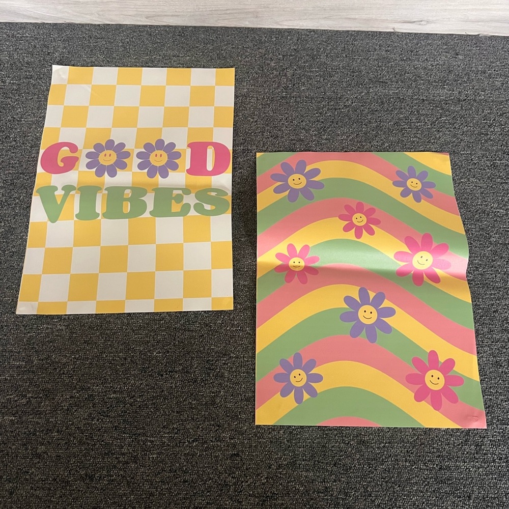 Colorful Good Vibes Posters